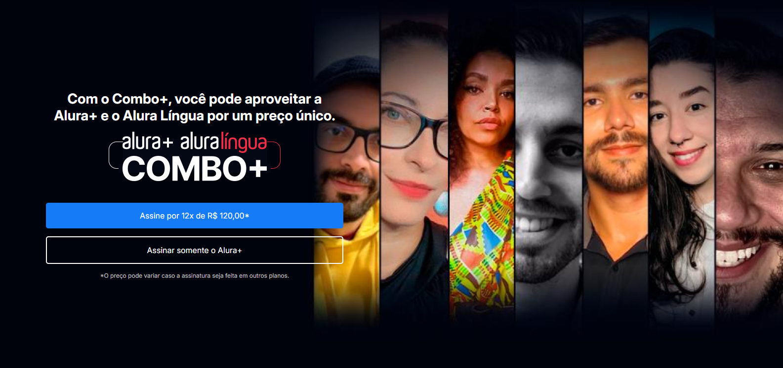 Landing Page do Alura+